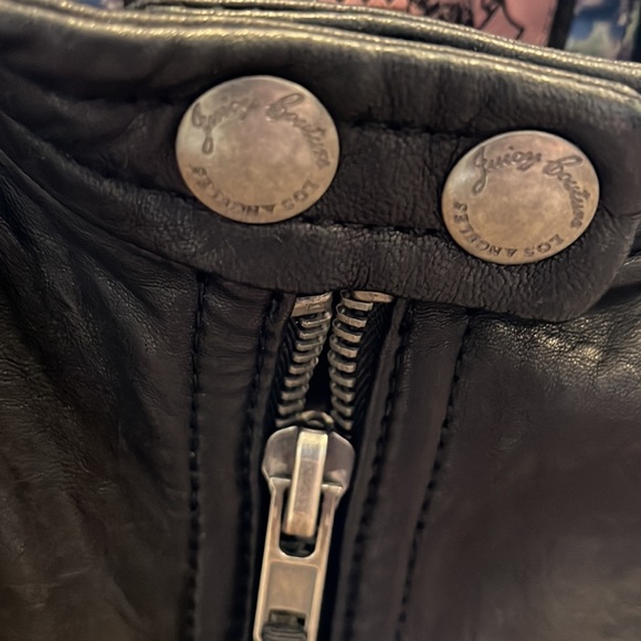 Juicy Couture genuine leather jacket - Picture 3 of 9